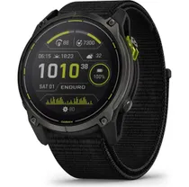 Tr&auml;ningsklocka Garmin Enduro 3 Sport Loop Band svart/svart