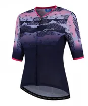 Tr&ouml;ja Rogelli Animal Jersey SS Bl&aring;/Rosa 