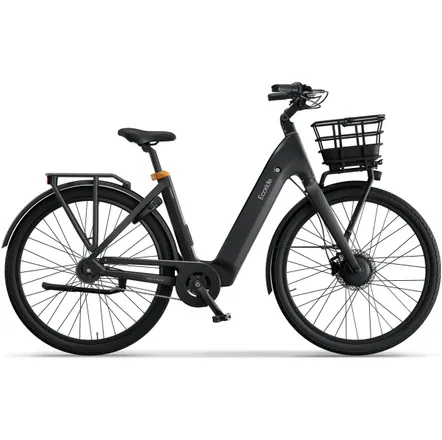 Elcykel Ecoride Ambassador 4 Framhjulsmotor Fotbroms Black