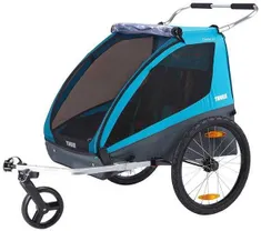 Cykelvagn Thule Coaster XT 2 barn bl&aring;