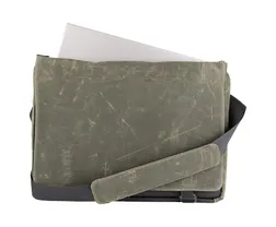 Axelv&auml;ska Atran Velo Metro Messenger Bag Green