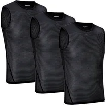 GripGrab Ultralight Mesh &Auml;rml&ouml;st Underst&auml;ll 3-Pack Black