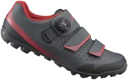 Cykelskor Shimano ME400 dam gr&aring;/r&ouml;d