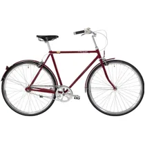 Herrcykel Bike by Gubi 7-v&auml;xlar Fotbroms French Bordeaux