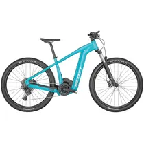 El MTB Scott Aspect eRIDE 920 Bl&aring;