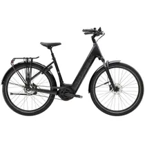 Elcykel Hybrid Trek District+ 4 Coaster Belt Lowstep 545Wh Trek Black Satin