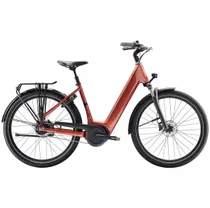 Elcykel Hybrid Trek District+ 4 Coaster Lowstep 545Wh Pennyflake