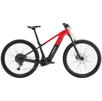 El MTB Trek Powerfly+ 4 Gen 5 Gloss Radioactive Red/Matte Dark St