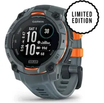 Tr&auml;ningsklocka Garmin Instinct 3 Solar 45mm Grey/Orange