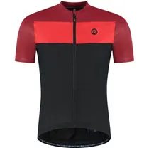 Cykeltr&ouml;ja Rogelli Core Block Jersey SS Men Black/Bordeaux/Red