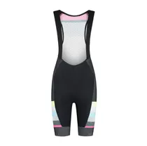 Cykelbyxor Rogelli Impress II Bib Short Black/Multicolor