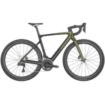 Elcykel Racer Scott Solace eRIDE 20 SAMPLE Candy Green Yellow Flakes