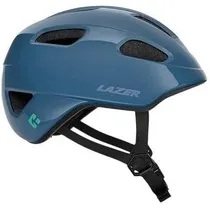 Cykelhj&auml;lm Barn Lazer Nutz 2.0 KinetiCore Gr&ouml;nt Sp&auml;nne Steel Blue