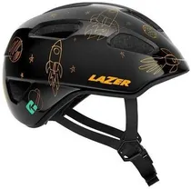 Cykelhj&auml;lm Barn Lazer Pnut 2.0 KinetiCore Gr&ouml;nt Sp&auml;nne Flying Rocket