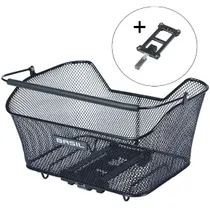 Cykelkorg paketh&aring;llare Basil Base M MIK Black