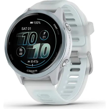 Träningsklocka Garmin Forerunner 570 - 42mm Whitestone/Cloud Blue