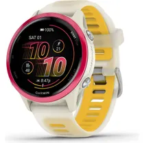 Tr&auml;ningsklocka Garmin Forerunner 570 - 42mm Bone/Raspberry/Mango