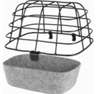 Hundgaller + Ilägg För Korg Atran Velo Perro Black/Grey