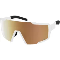 Cykelglas&ouml;gon Scott Shield LS White Matt/Amp Ls Gold Chrome