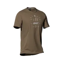 Cykeltr&ouml;ja Leatt Jersey MTB Gravity 3.0 Jr Loam Brown