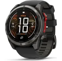 Tr&auml;ningsklocka Garmin fenix 8 Pro - 51mm MicroLED Sapphire Gray Titanium