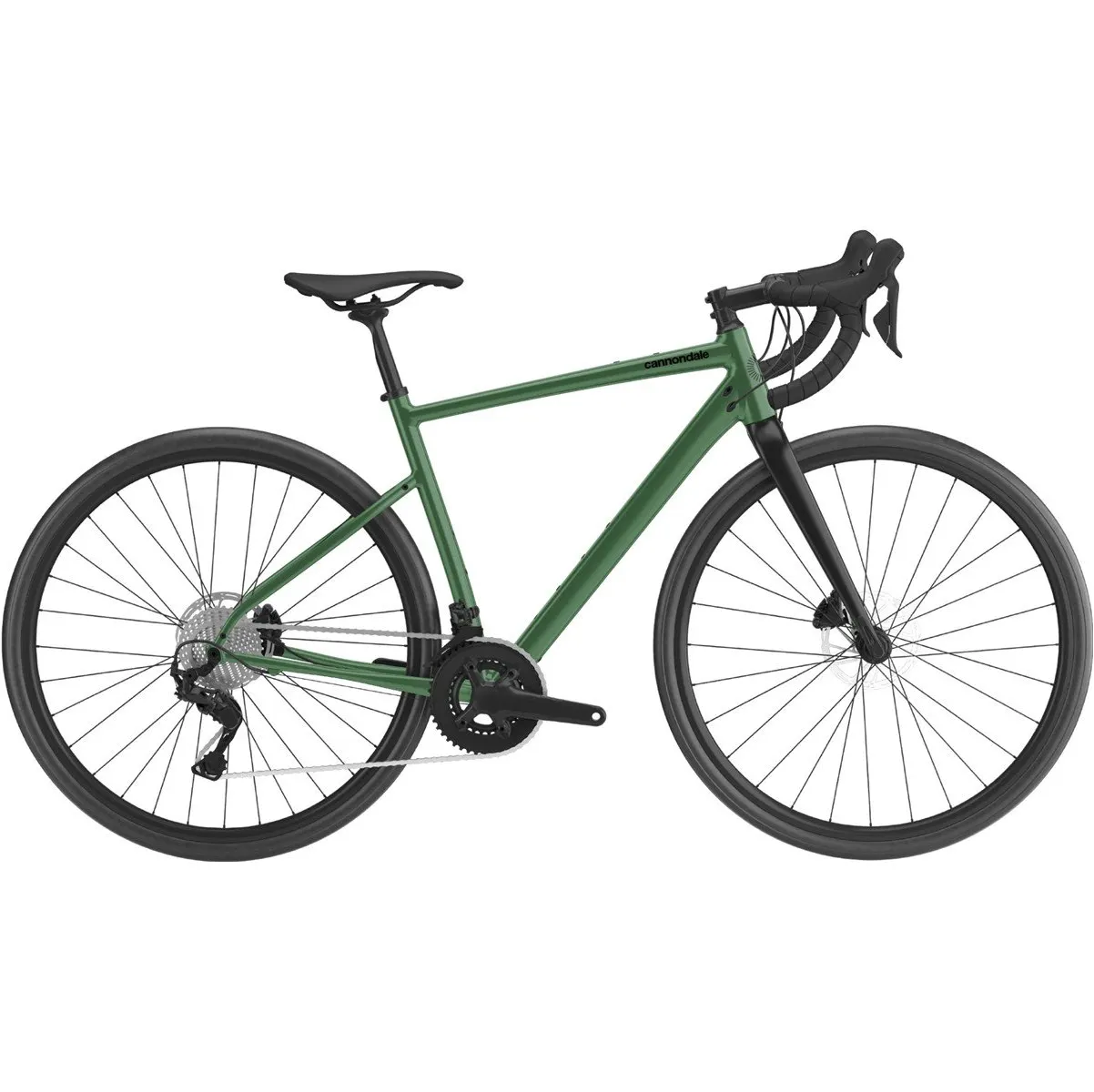 Gravelbike Cannondale Topstone 2 2x Spruce Green - Cannondale - Cyklar