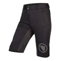 Shorts Endura Womens MT500 Spray II Svart