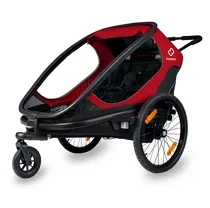 Cykelvagn Hamax Outback One 1 barn R&ouml;d/Svart