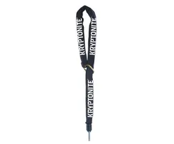 Plug-In K&auml;tting Kryptonite Svart 6mm x 150cm