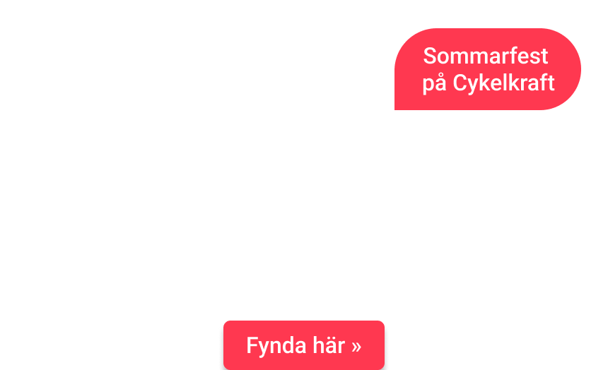 Text: 10% EXTRA rabatt på utvalda cyklar